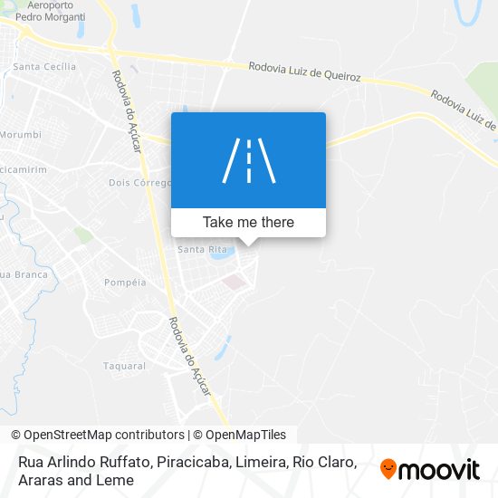 Rua Arlindo Ruffato map