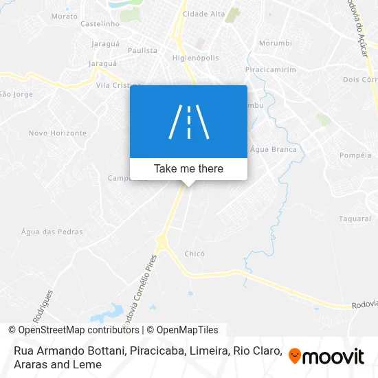 Rua Armando Bottani map