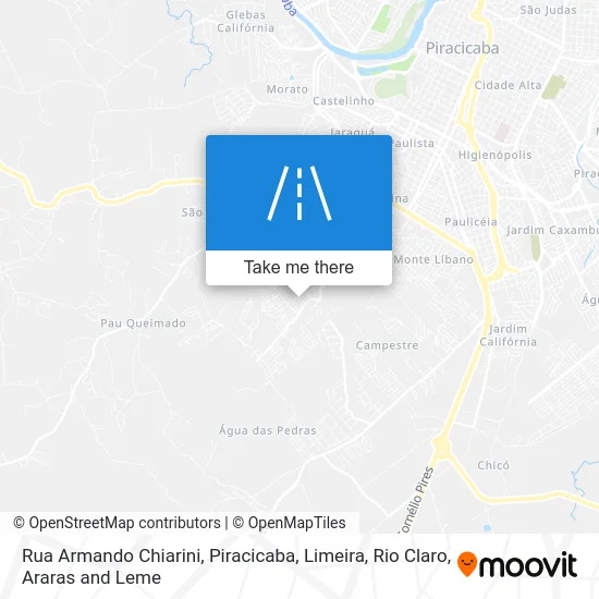 Rua Armando Chiarini map