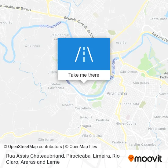 Rua Assis Chateaubriand map