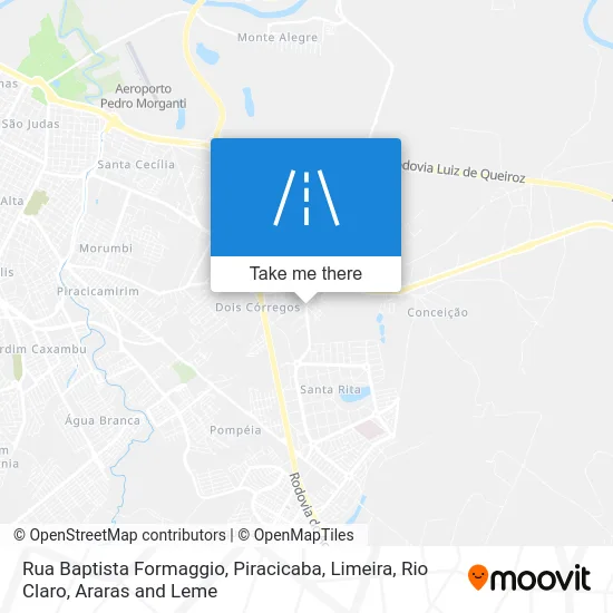 Rua Baptista Formaggio map