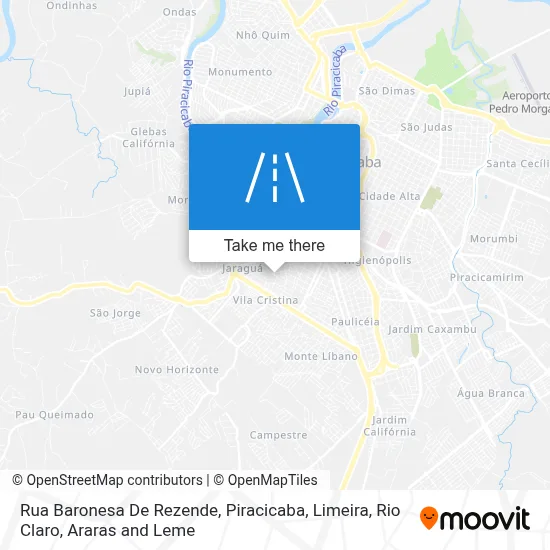 Rua Baronesa De Rezende map