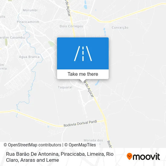 Rua Barão De Antonina map