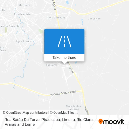 Rua Barão Do Turvo map
