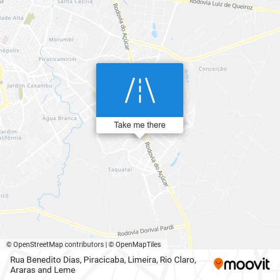 Mapa Rua Benedito Dias