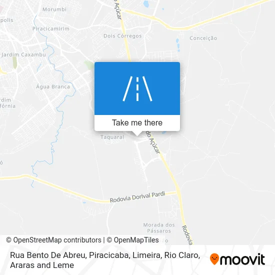 Rua Bento De Abreu map