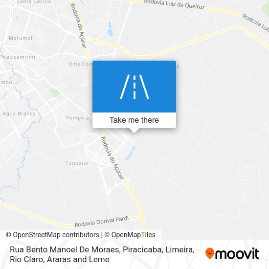Rua Bento Manoel De Moraes map