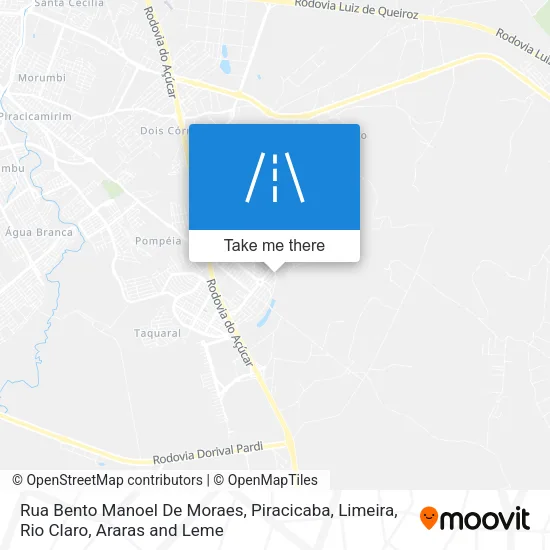 Rua Bento Manoel De Moraes map