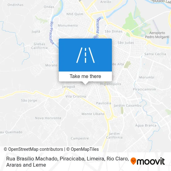 Rua Brasílio Machado map