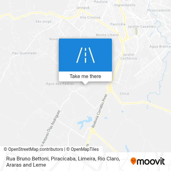 Rua Bruno Bettoni map