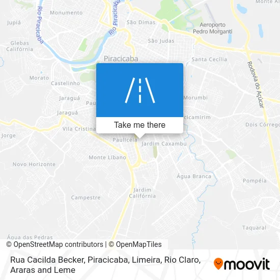 Rua Cacilda Becker map