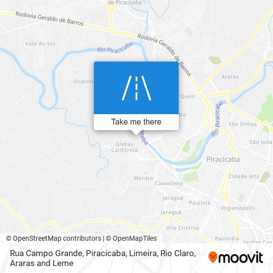 Rua Campo Grande map