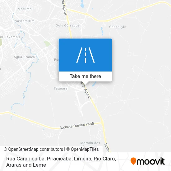 Rua Carapicuíba map