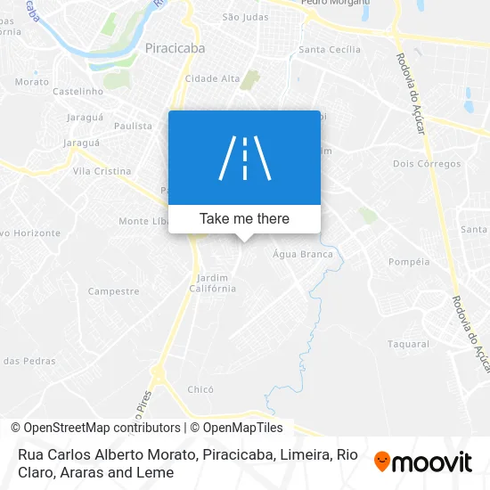 Rua Carlos Alberto Morato map