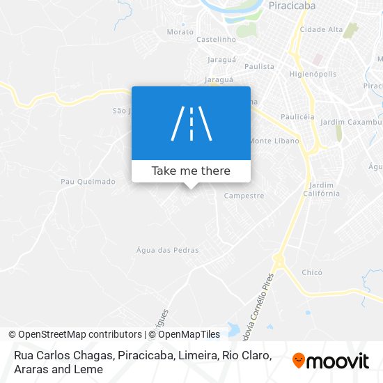 Rua Carlos Chagas map