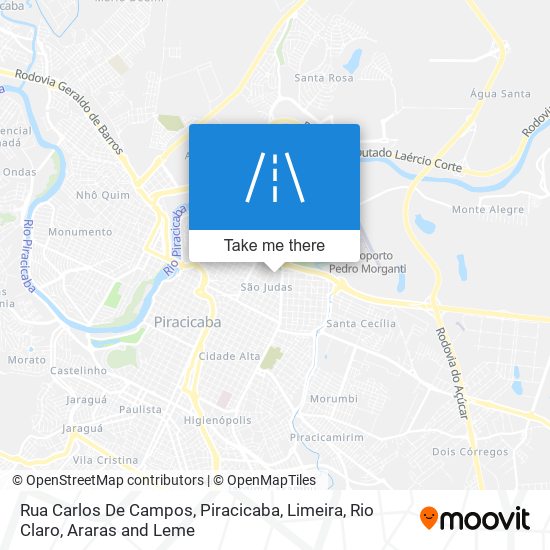 Mapa Rua Carlos De Campos