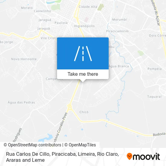 Rua Carlos De Cillo map