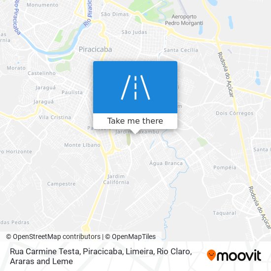 Rua Carmine Testa map