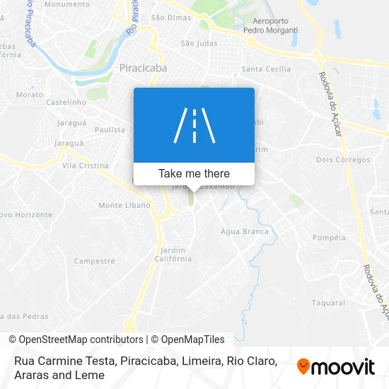 Rua Carmine Testa map