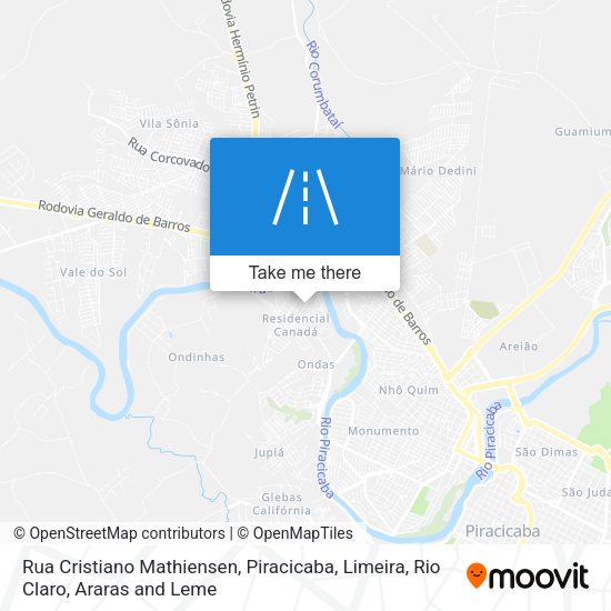 Rua Cristiano Mathiensen map