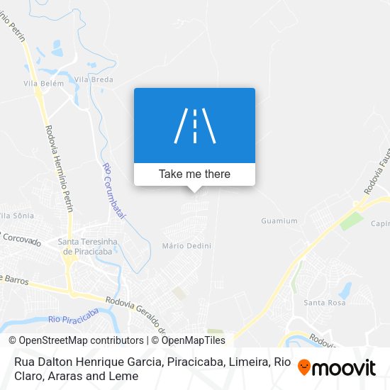 Rua Dalton Henrique Garcia map