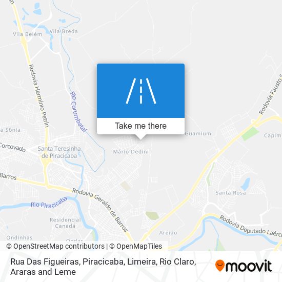 Mapa Rua Das Figueiras