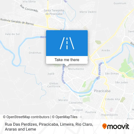 Rua Das Perdizes map