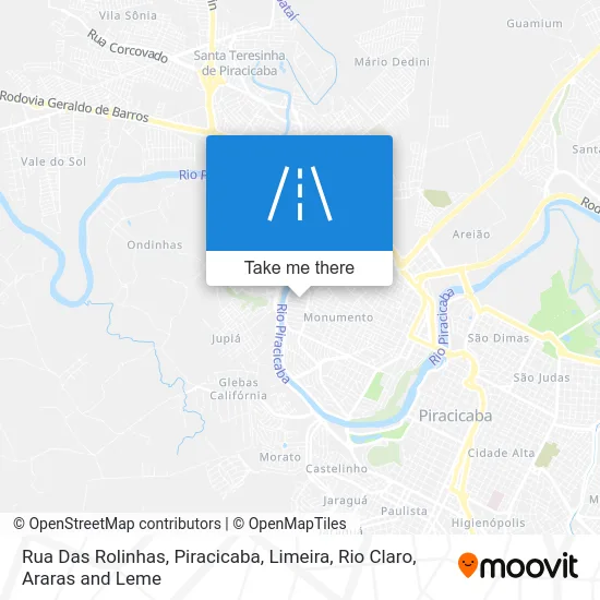 Rua Das Rolinhas map