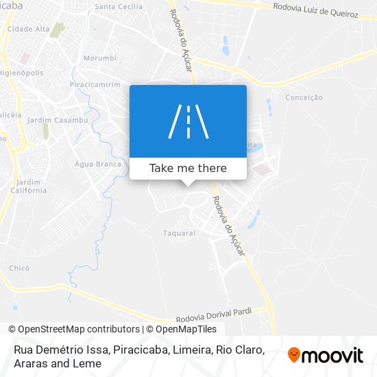 Rua Demétrio Issa map