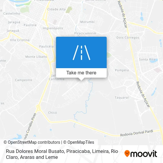 Rua Dolores Moral Busato map