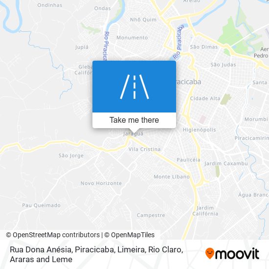 Rua Dona Anésia map