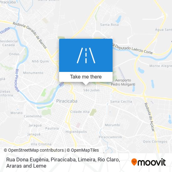 Rua Dona Eugênia map