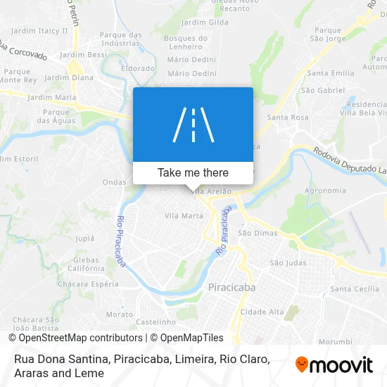 Rua Dona Santina map