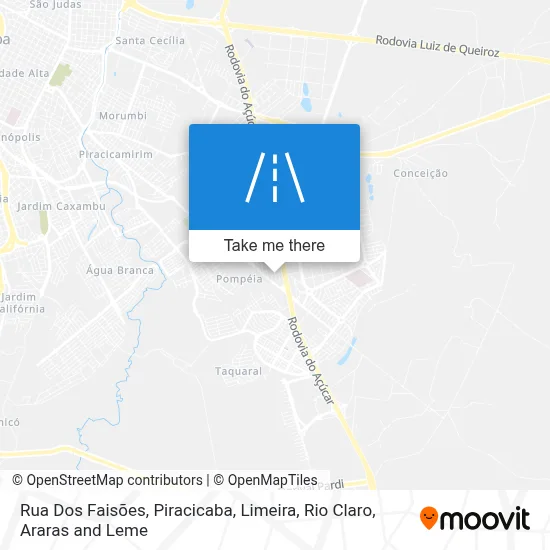 Rua Dos Faisões map