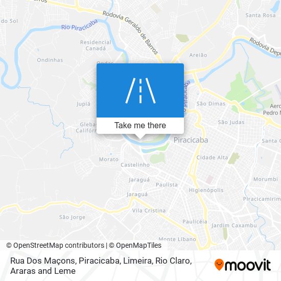 Rua Dos Maçons map