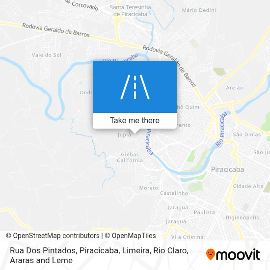 Rua Dos Pintados map