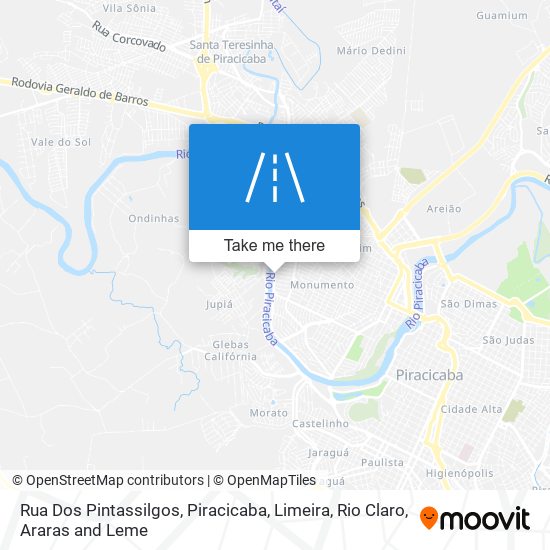 Rua Dos Pintassilgos map