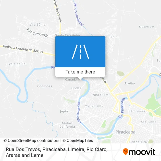Rua Dos Trevos map
