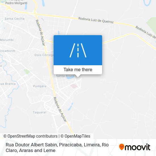Rua Doutor Albert Sabin map