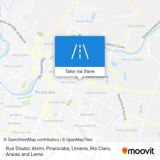 Rua Doutor Alvim map