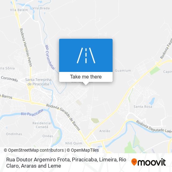 Rua Doutor Argemiro Frota map