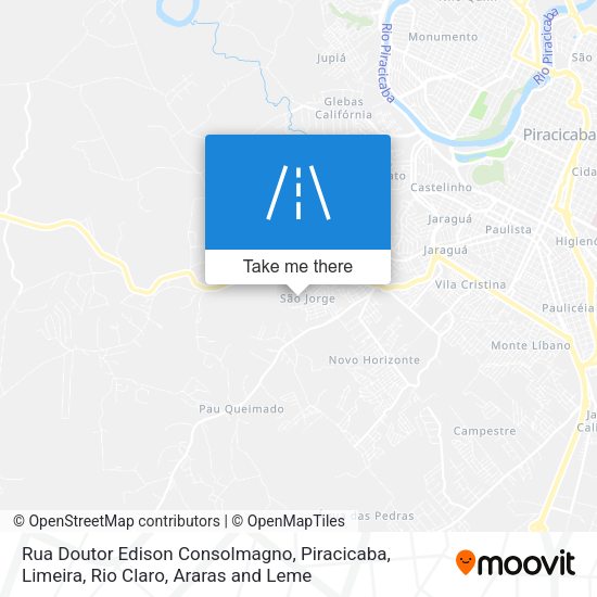 Rua Doutor Edison Consolmagno map