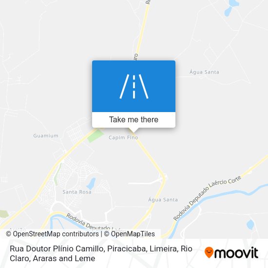 Rua Doutor Plínio Camillo map