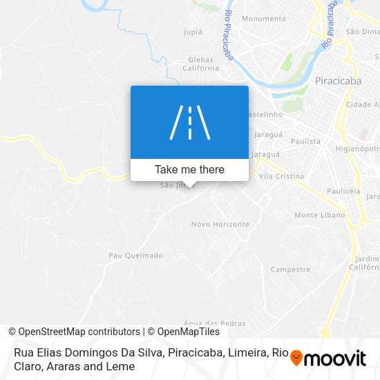 Rua Elias Domingos Da Silva map