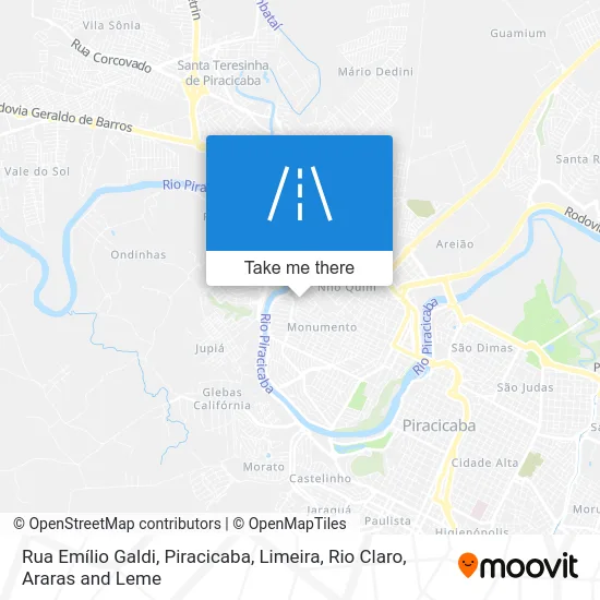 Rua Emílio Galdi map