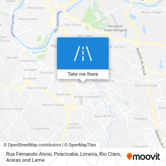 Rua Fernando Aloisi map