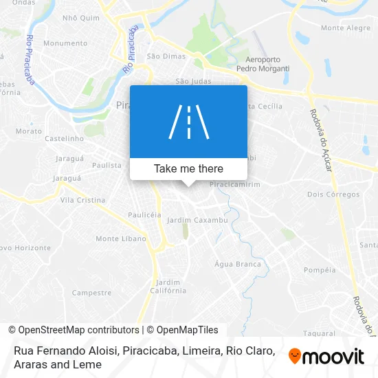 Rua Fernando Aloisi map