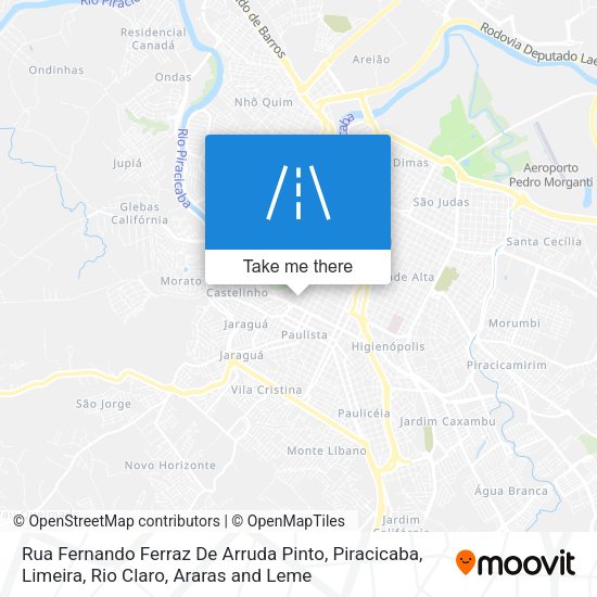 Rua Fernando Ferraz De Arruda Pinto map