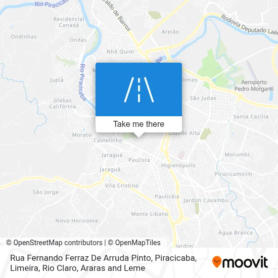 Rua Fernando Ferraz De Arruda Pinto map