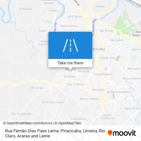 Rua Fernão Dias Paes Leme map